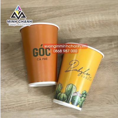 In ly giấy 15 In ly giấy số lượng ít