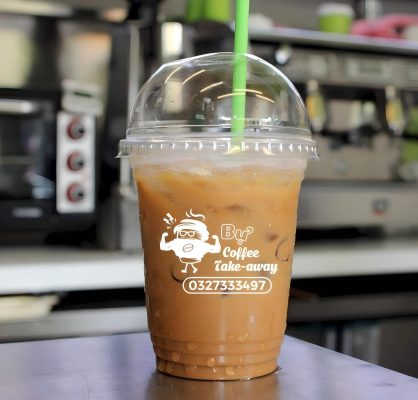 In ly cà phê take away 12 In ly nhựa Biên Hòa