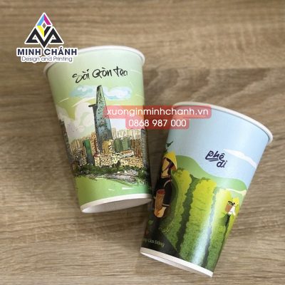 In ly giấy 16 In ly giấy giá rẻ