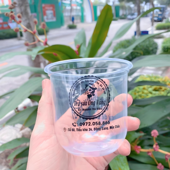 Ly nhựa đáy bầu 360ml 5 In ly nhựa 360ml giá rẻ