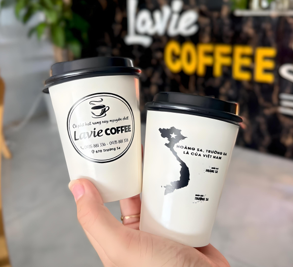 Ly giấy trắng 360ml