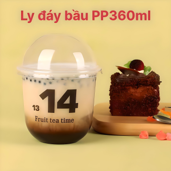 Ly nhựa đáy bầu 360ml 3 ly nhua 360ml