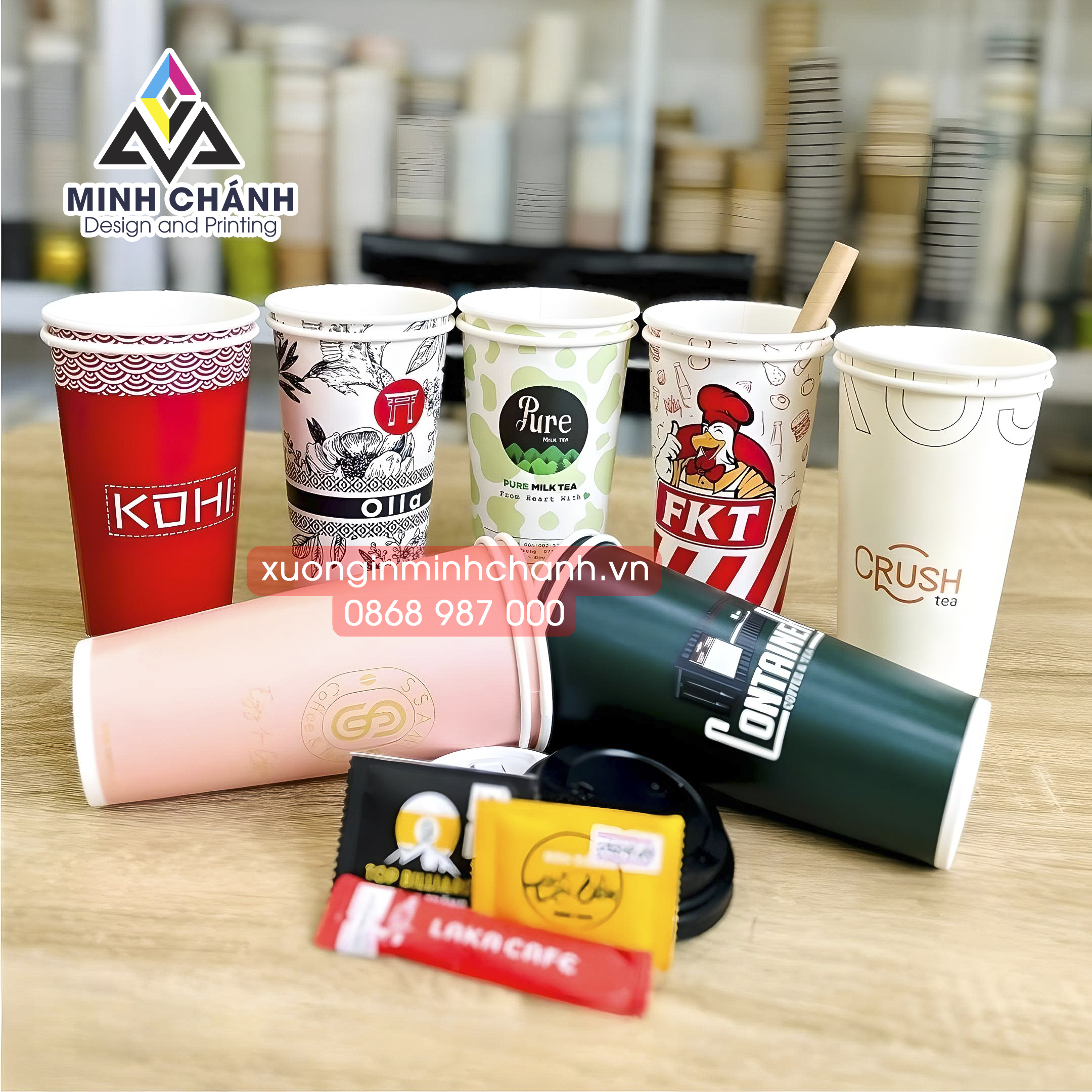 In ly giấy nhiều màu