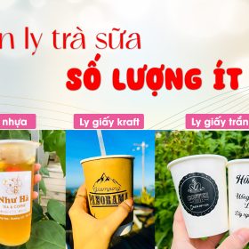 In ly nhựa trà sữa số lượng ít